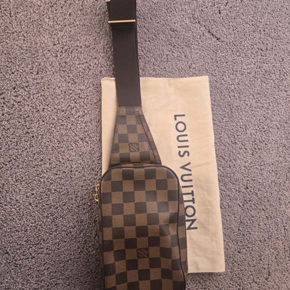 Louis Vuitton Geronimo Crossbody Damier Ebene